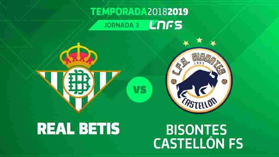 Real Betis Futsal - Bisontes Castellón FS, sábado a las 19:00 horas