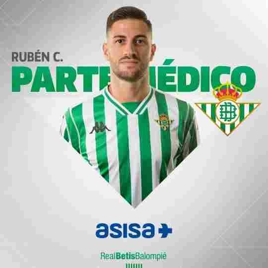Rubén Cornejo sufre una lesión en el cuádriceps de su pierna derecha 