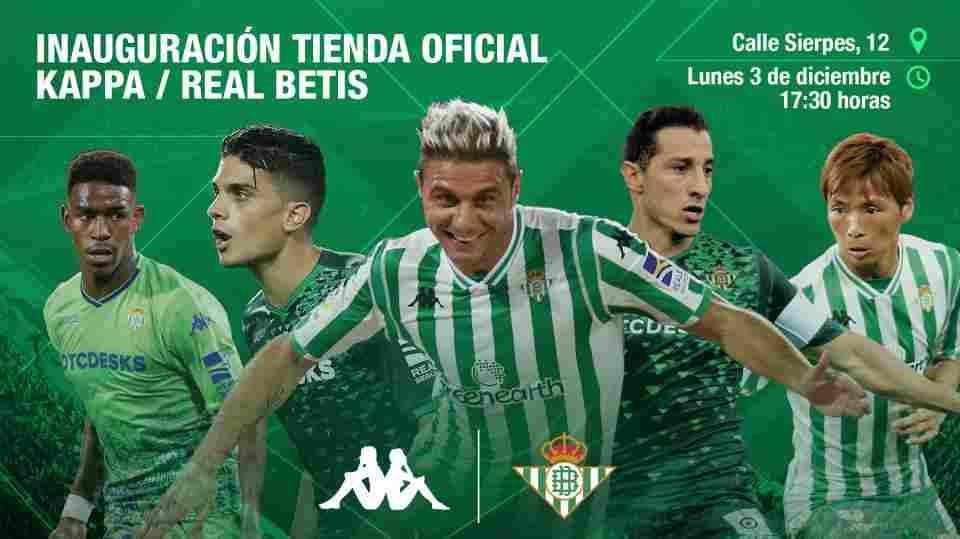 Kappa inaugura este lunes su tienda Oficial Real Betis en la calle Sierpes