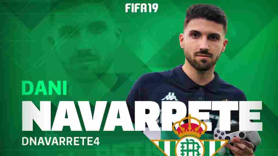 Dani Navarrete, nuevo jugador del Real Betis para competir en FIFA 19