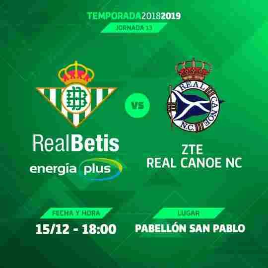 Real Betis Energía Plus - Real Canoe, sábado 15 de diciembre a las 18:00