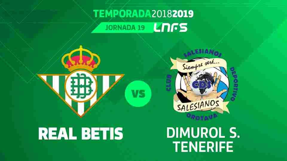 Real Betis Futsal - Dimurol S Tenerife, sábado a las 19:00 horas en San Pablo