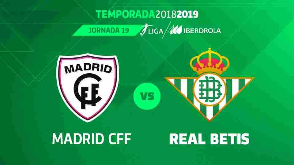 Madrid CFF - Real Betis Féminas, domingo 3 de febrero a las 12:00