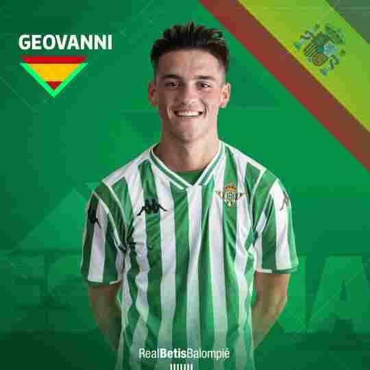 Geovanni, convocado por la selección española sub-18