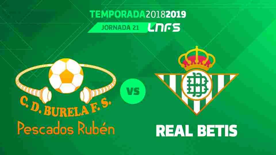 Pescados Rubén Burela - Real Betis Futsal, sábado 16 de febrero a las 17:00 horas