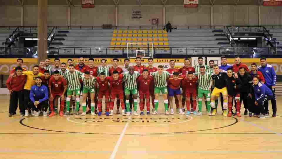 Partido amistoso entre el Real Betis Futsal y Vietnam Futsal