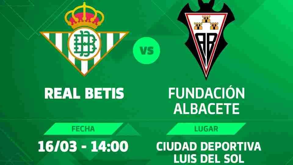 Real Betis Féminas - Fundación Albacete, sábado 16 de marzo a las 14:00