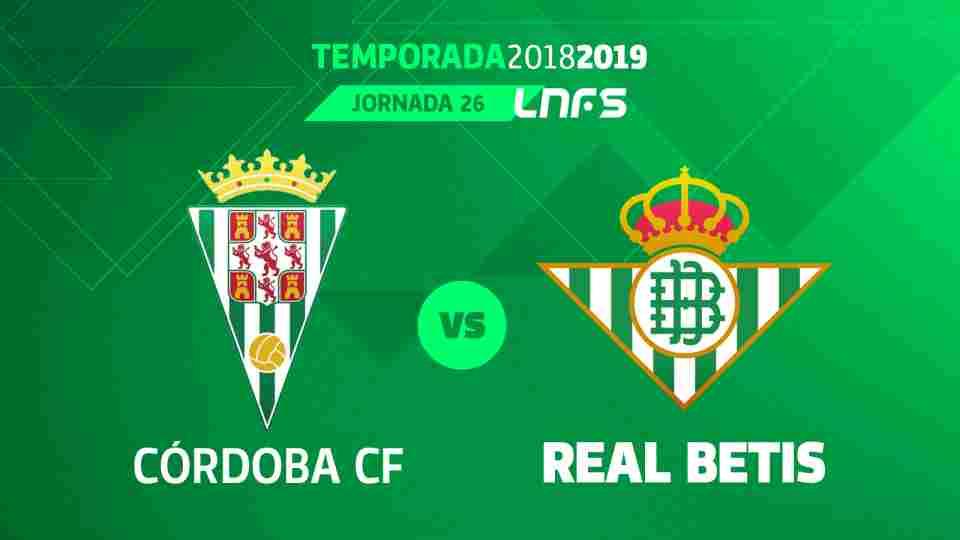 Córdoba CF FS - Real Betis Futsal, sábado 30 de marzo a las 18:30 horas