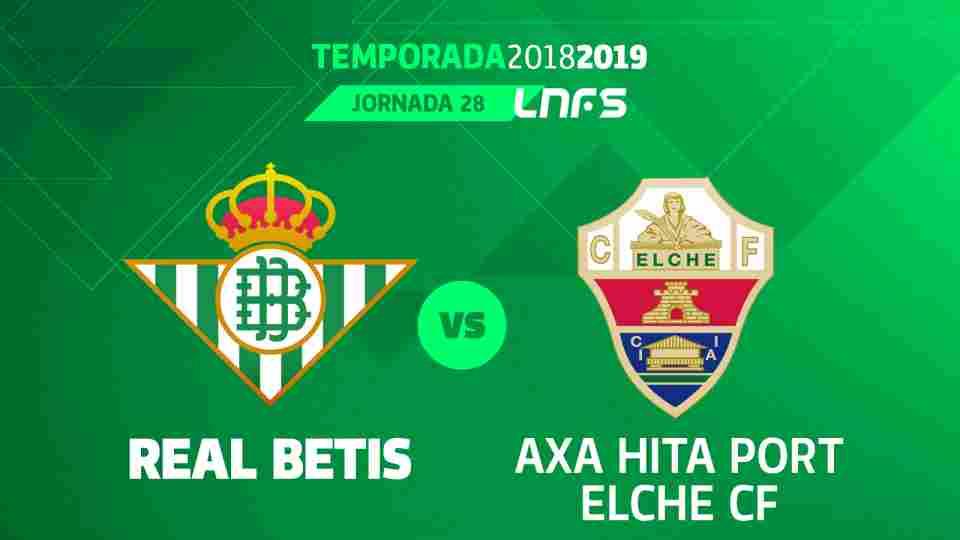Real Betis Futsal - Elche CF, viernes 12 de abril a las 21:00 horas