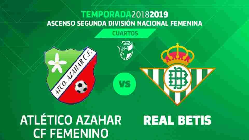 CANTERA | Atlético Azahar - Real Betis Féminas B, domingo a las 12:00 horas