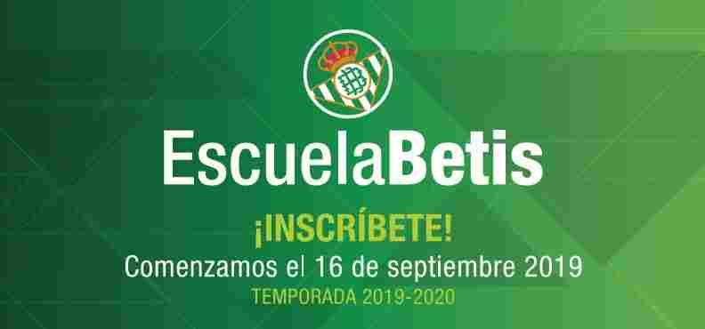 Abierto el plazo de inscripción a la Escuela de Fútbol Real Betis Balompié para la temporada 2019/20