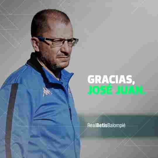 José Juan Romero deja de ser entrenador del Betis Deportivo