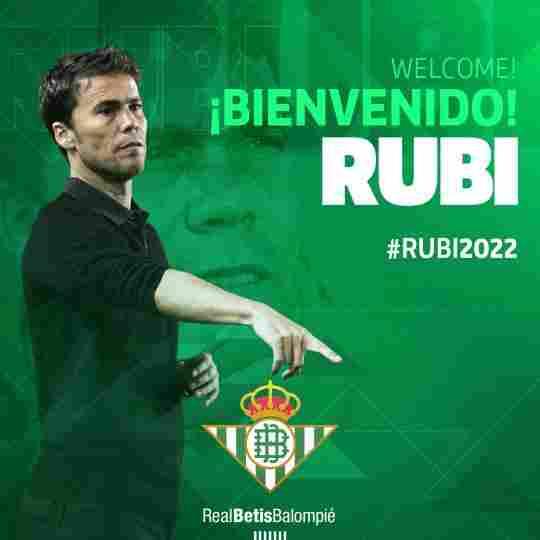 Rubi, nuevo entrenador del Real Betis 