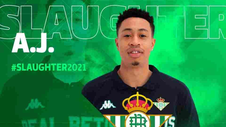 A.J. Slaughter, primer fichaje del Real Betis Energía Plus para la próxima temporada