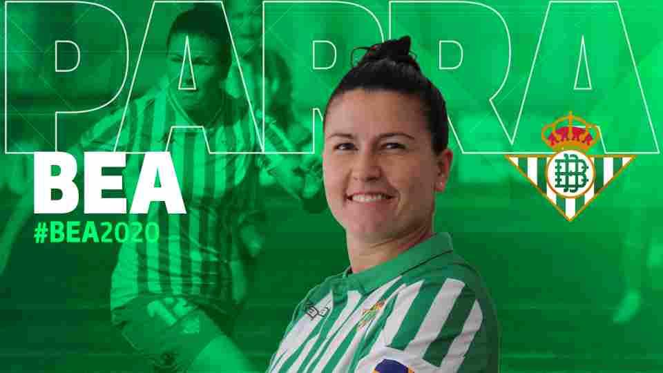 El Real Betis Féminas renueva a Bea Parra hasta 2020