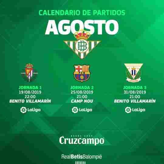 Horarios para las tres primeras jornadas de LaLiga 2019/2020