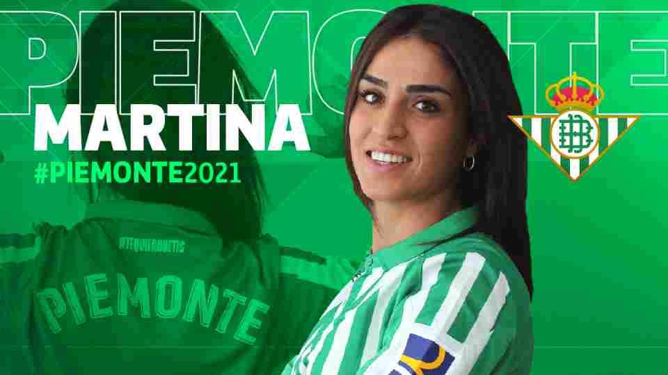 Martina Piemonte, tercer fichaje del Real Betis Féminas para la próxima temporada