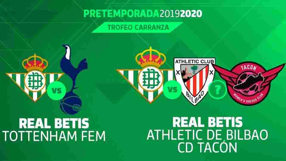 El Real Betis Féminas participará en la LXV edición del Trofeo Carranza 