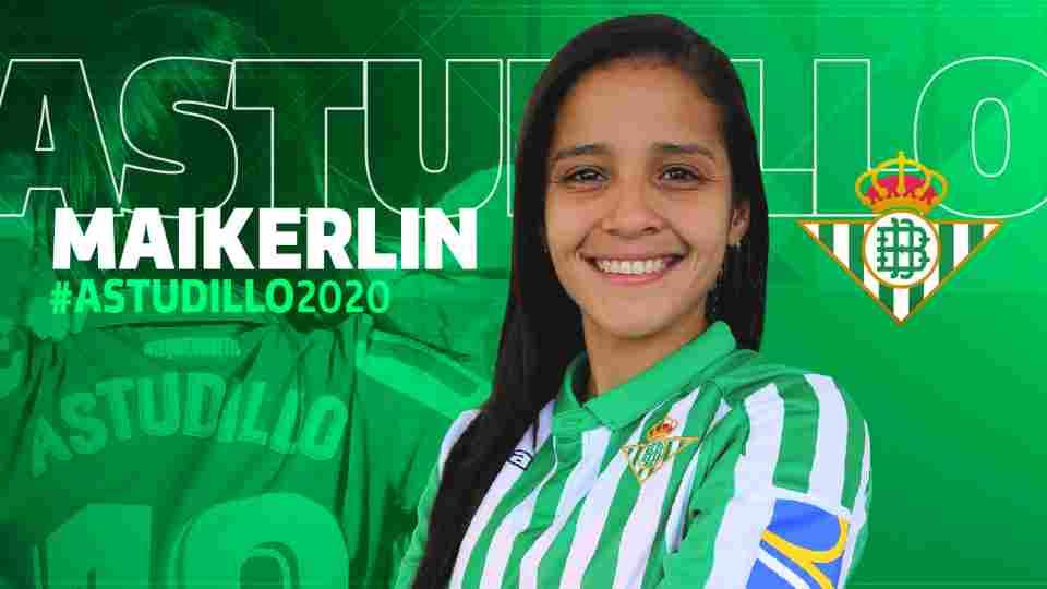 La internacional venezolana Astudillo refuerza el centro del campo del Real Betis Féminas