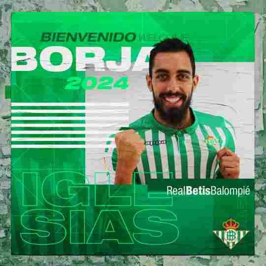 Borja Iglesias, nuevo futbolista del Real Betis Balompié