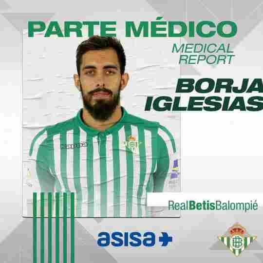 Parte médico de Borja Iglesias