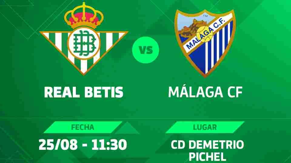 Real Betis Féminas - Málaga CF Femenino, domingo 25 de agosto a las 11:30 horas