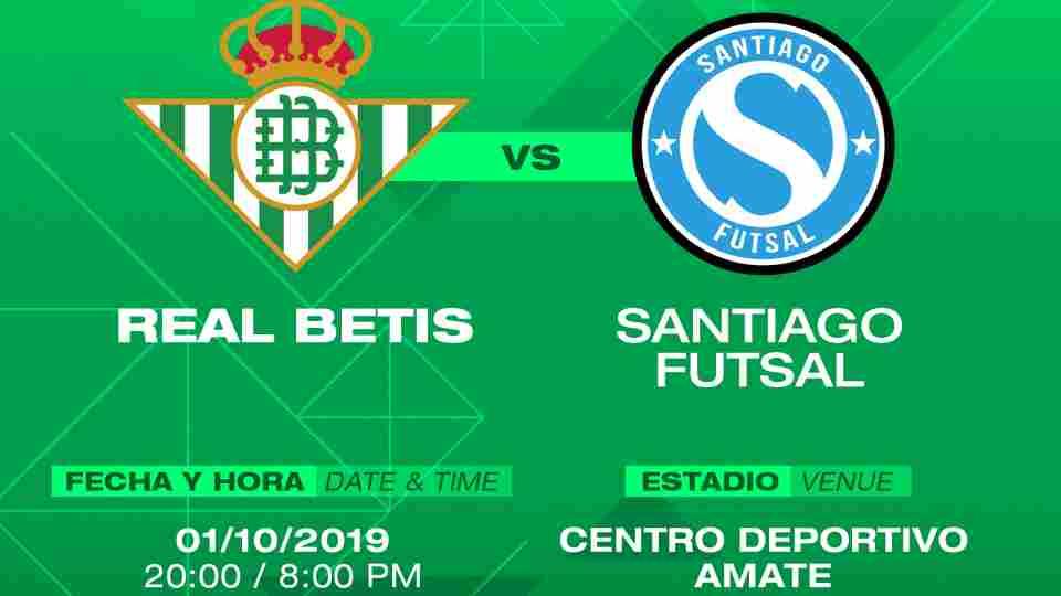 Real Betis Futsal - Santiago Futsal, 1 de octubre a las 20:00 horas