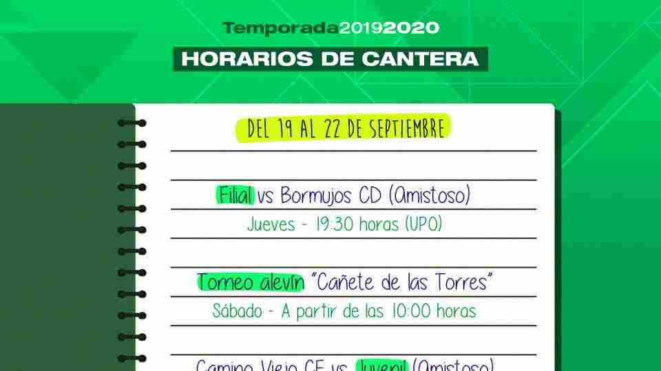 Horarios de cantera del Real Betis Féminas para el fin de semana