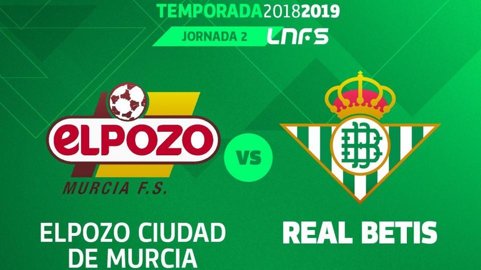 El Pozo Ciudad de Murcia - Real Betis Futsal, sábado a las 17:00 horas