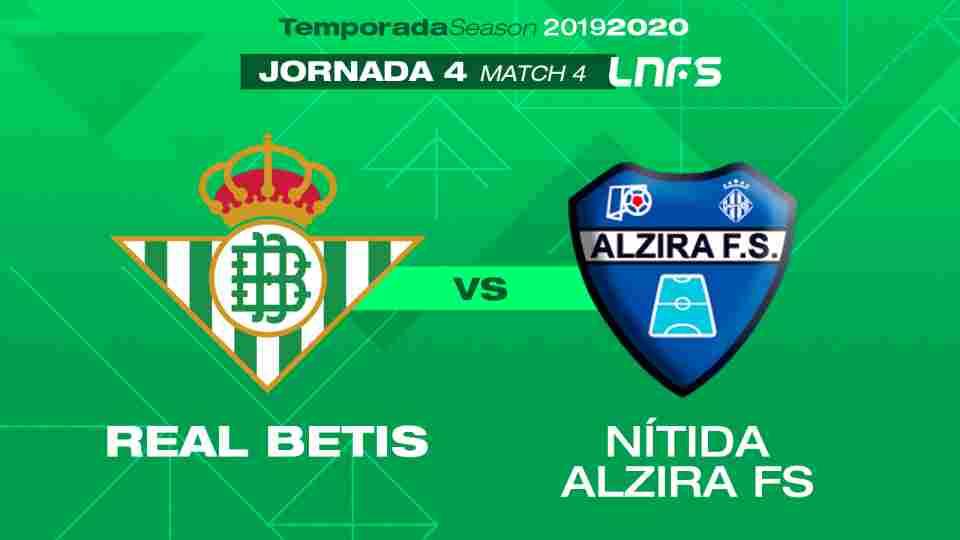 Real Betis Futsal - Nítida Alzira FS, domingo 6 de octubre a las 12:30 horas