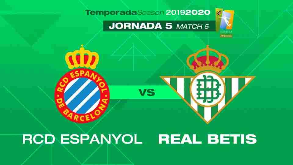 RCD Español - Real Betis Féminas, domingo 13 de octubre a las 15:00 horas