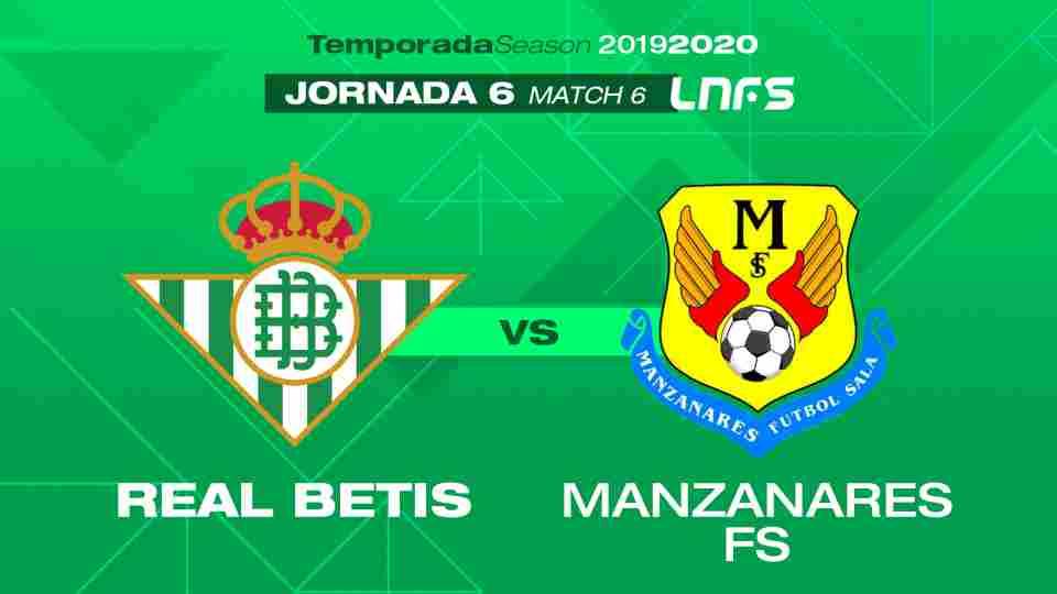 Real Betis Futsal - Manzanares FS, domingo 20 de octubre a las 12:00 horas