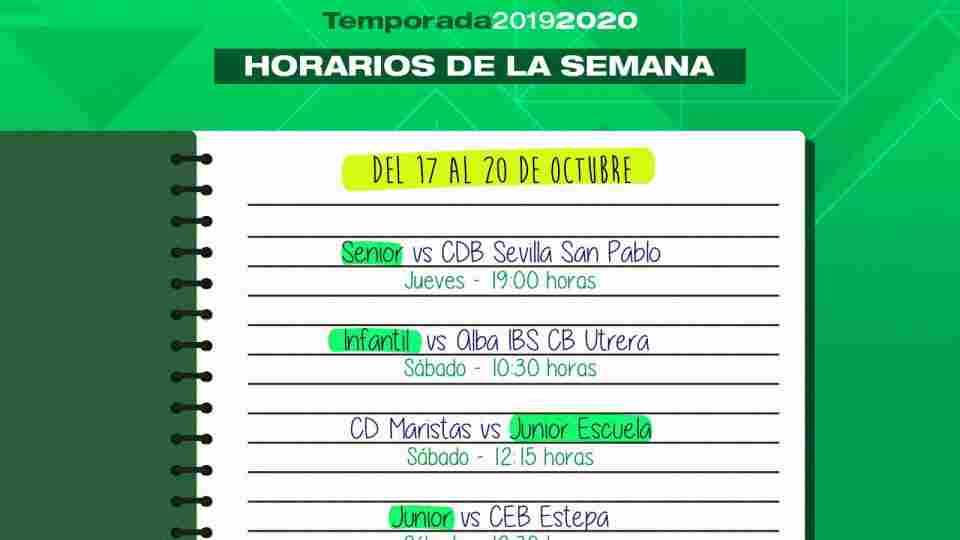 Horarios de la cantera del Coosur Real Betis