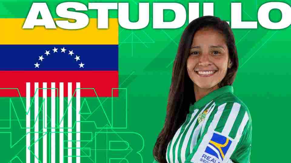 Astudillo, convocada por Venezuela para la próxima ventana FIFA