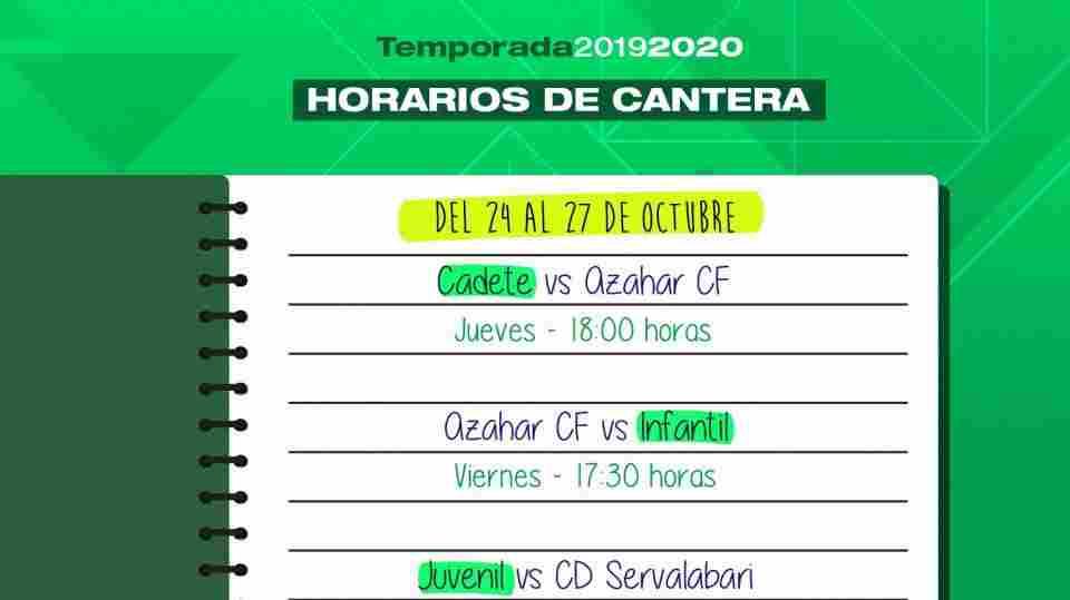 Horarios de la cantera del Real Betis Féminas