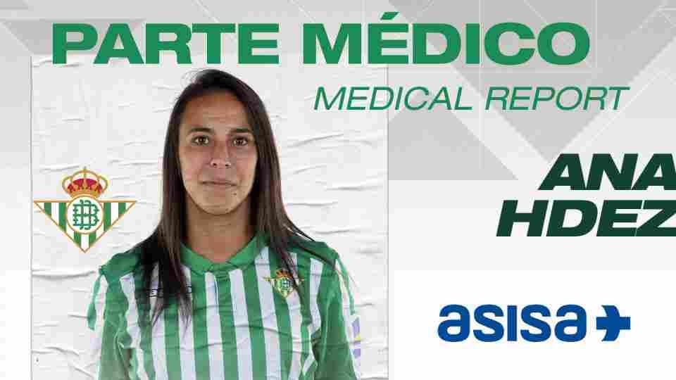 Ana Hernández, baja por lesión para el partido ante el Rayo Vallecano