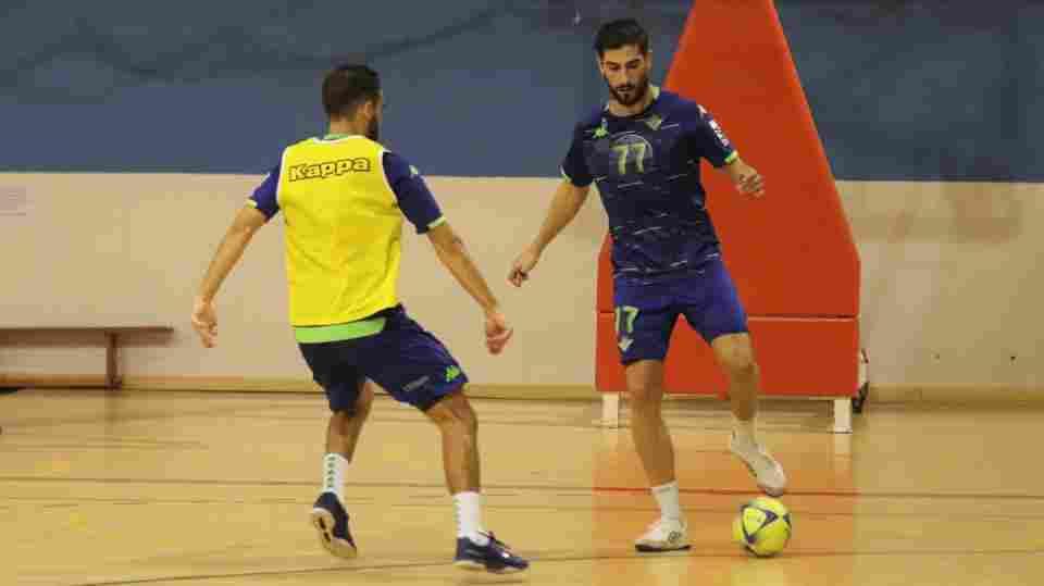 Borja Blanco, ausencia en la vuelta al trabajo del Real Betis Futsal 