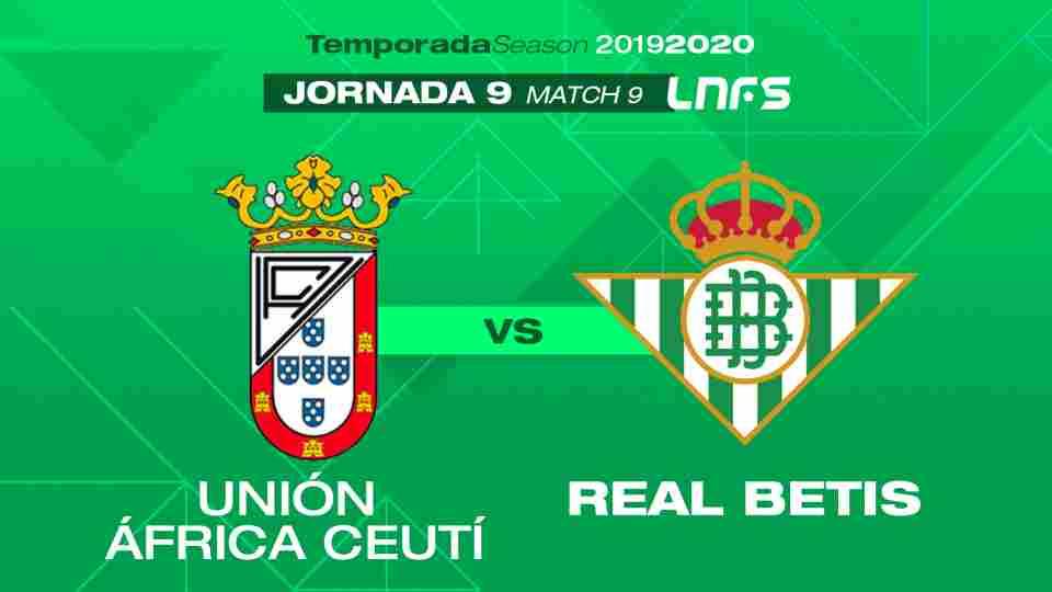 Unión África Ceutí - Real Betis Futsal, sábado 9 de noviembre a las 18:00 horas
