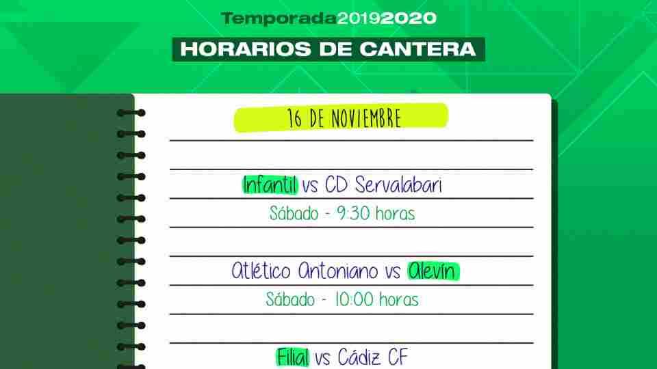 Horarios de la cantera del Real Betis Féminas