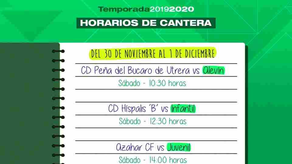 Horarios de la cantera del Real Betis Féminas