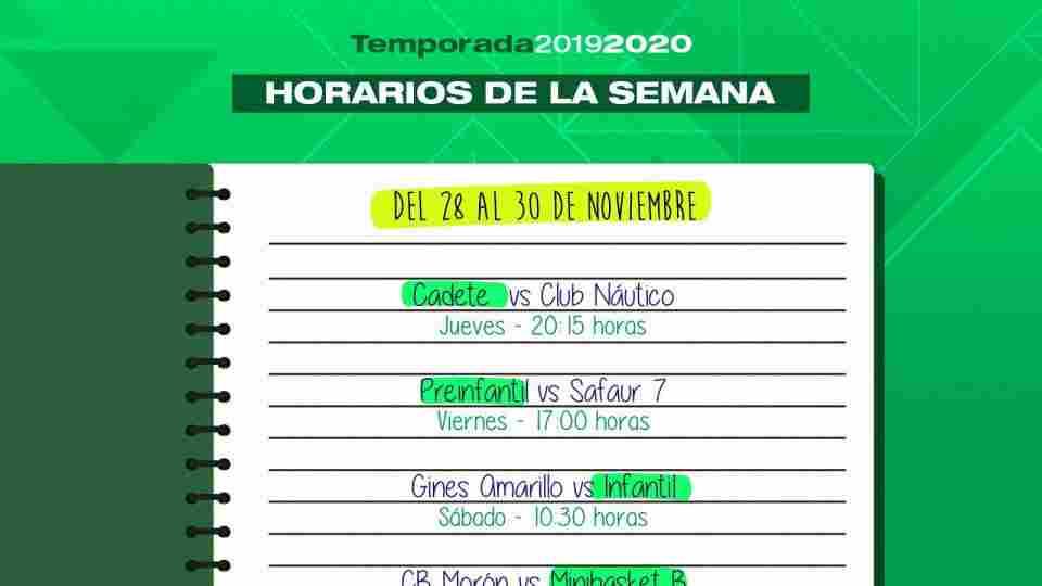 Horarios de la cantera del Coosur Real Betis