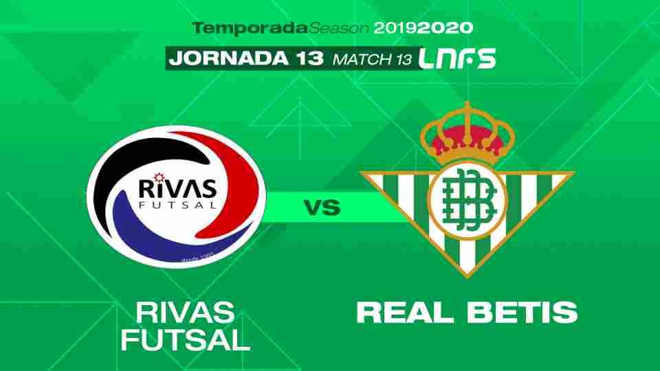 Rivas Futsal - Real Betis Futsal, domingo 8 de diciembre a las 12:30 horas