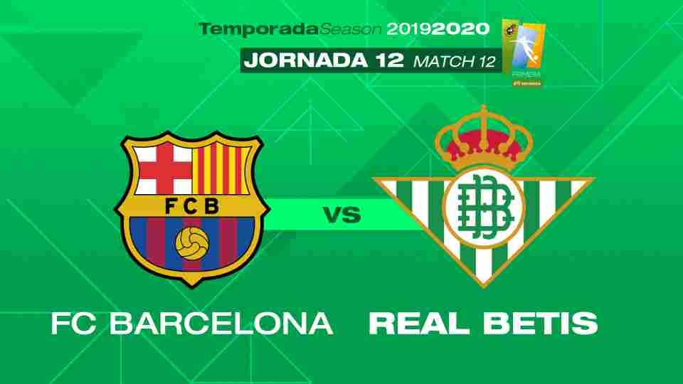 FC Barcelona - Real Betis Féminas, domingo 8 de diciembre a las 12:00 horas