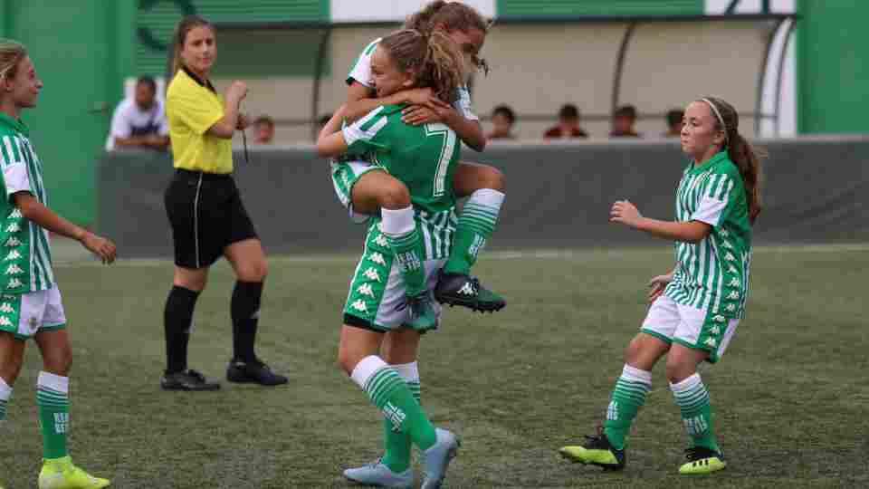 Pleno en victorias en la cantera del Real Betis Féminas este fin de semana