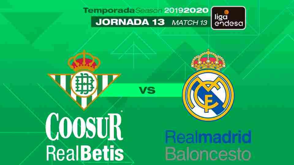 Coosur Real Betis – Real Madrid, sábado a las 20:30 horas