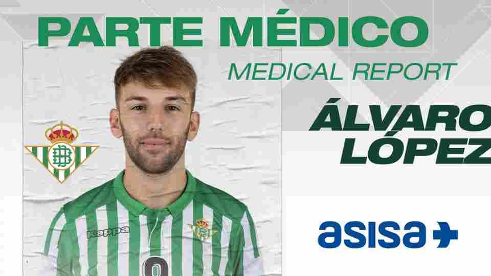 PARTE MÉDICO | Álvaro López, baja por lesión para el partido del domingo