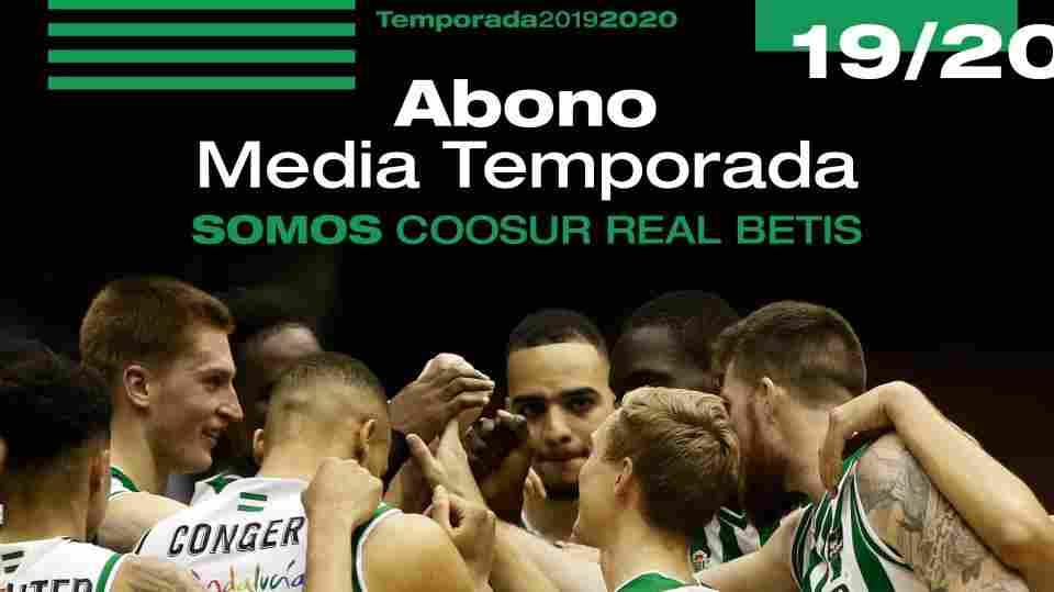 El Coosur Real Betis pone a la venta desde ya el abono de media temporada