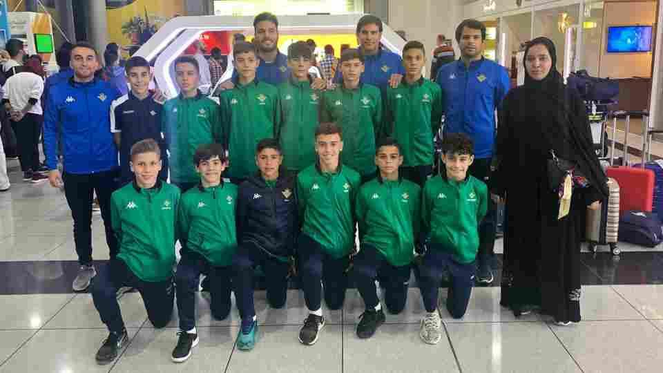 El Infantil B ya está en Abu Dabi para disputar LaLiga Promises Internacional