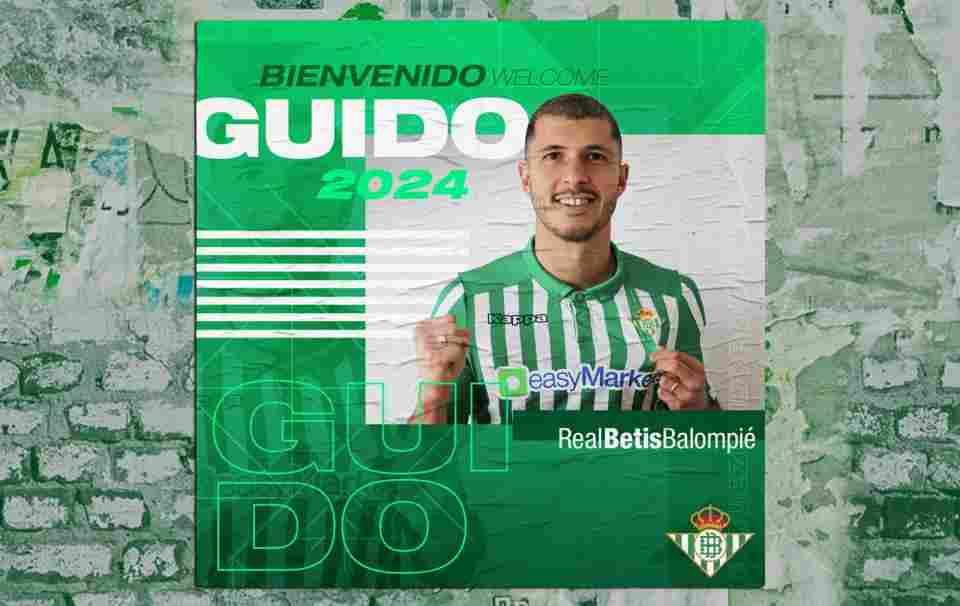 Guido Rodríguez, nuevo jugador del Real Betis