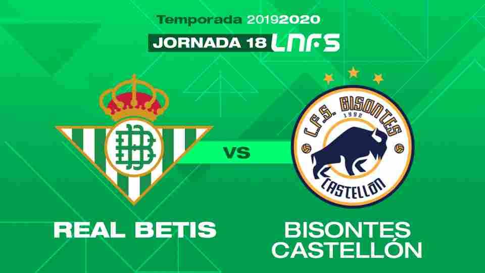 Real Betis Futsal - Bisontes Castellón, sábado 25 de enero a las 19:00 horas